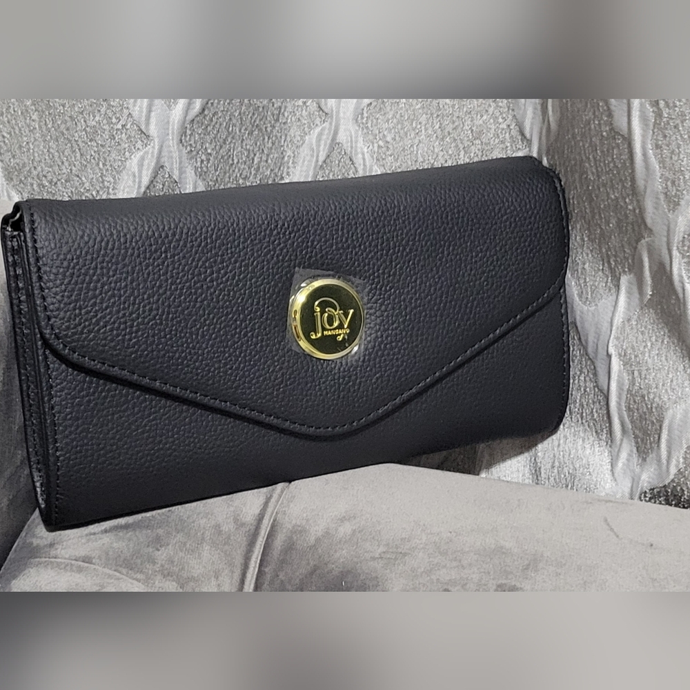 Joy Mangano | Genuine Leather |  Convertible Wallet Crossbody | RFID